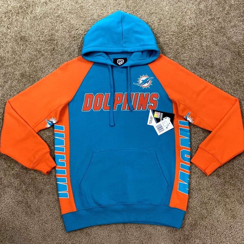 MIAMI DOLPHINS NFL Pull Over Hoody  M L XL